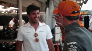 Carlos and Lando together on Mclaren Unboxed  Part 4  2019 Season [upl. by Finnie]