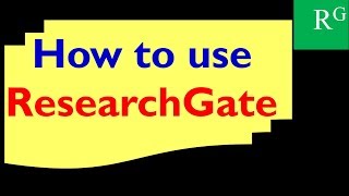 What is ResearchGate and How to use it  2018 [upl. by O'Meara806]