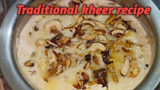 kheer banane ka traditional tarikasevai kheer recipe [upl. by Elkin]