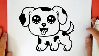 COMO DIBUJAR UN PERRO KAWAII [upl. by Airetahs]