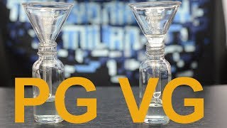 Difference PG vs VG Ejuice Safe Side Effects [upl. by Aivlys]