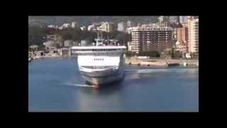 Ferry quotTenaciaquot  outbound Palma de Mallorca [upl. by Nahraf]