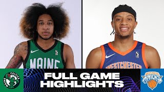 Westchester Knicks vs Maine Celtics  Game Highlights [upl. by Aracot]