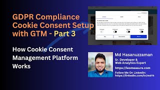 3 Cookie Consent Setup with Google Tag Manager  Part 3 [upl. by Segroeg]