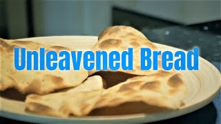 How to make Unleavened Bread  Matzo recipe for PesachPassover [upl. by Sitrik]