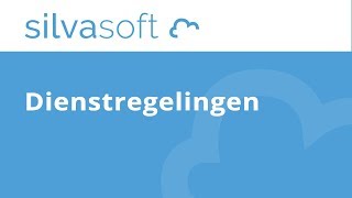 Silvasoft bedrijfssoftware  Dienstregelingen [upl. by Esinned]