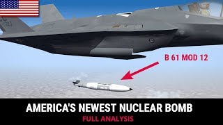 B 61 MOD 12 AMERICAS NEWEST NUCLEAR BOMB [upl. by Annabela771]