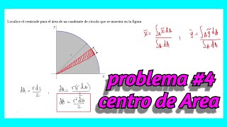 ✅CENTROIDE DE UN CUADRANTE DE CIRCULO Con integrales muy fácil✔️COORDENADAS POLARES [upl. by Katina58]