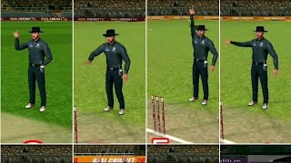 Cricket umpire signals explained in Real Cricket ™20 [upl. by Nanon860]