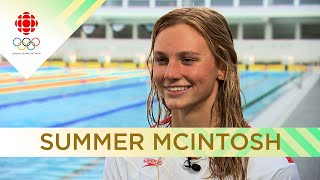 The final interview with Summer McIntosh ahead of Paris  CBC Sports [upl. by Ebaj]