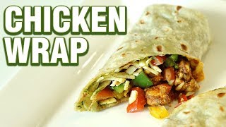 Chicken Wraps Recipe  How to Make Chicken Wraps  Chicken Recipe  Quick And Easy  Smita Deo [upl. by Lanny]