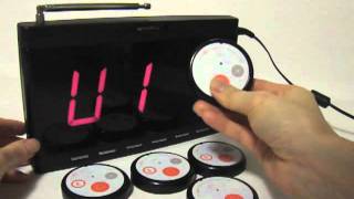 serviBELL Wireless Calling System  Peneltype Display [upl. by Ekud]