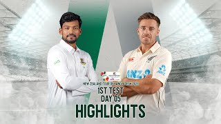 Bangladesh vs New Zealand Highlights  1st Test  Day 5  New Zealand Tour of Bangladesh 2023 [upl. by Otter626]