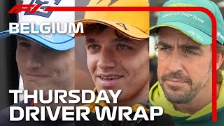 Thursday Drivers Wrap  2024 Belgian Grand Prix [upl. by Rustie]