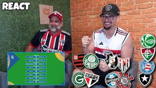 FLAMENGO X PALMEIRAS JOGÃO  SP DEU SORTE REACT SORTEIO OITAVAS DE FINAL COPA DO BRASIL [upl. by Amick]