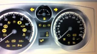 Vauxhall Zafira Dashboard Warning Lights amp Symbols  What They Mean [upl. by Alleuqram]