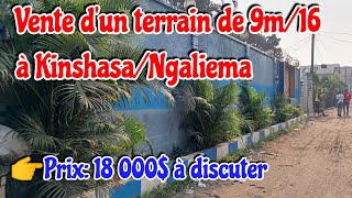 👉EKITI NA 18 000 À DISCUTER TERRAIN À VENDRE À KINSHASA NGALIEMA NON LOIN DE LA PRINCIPALE NZOLANA [upl. by Ahsitniuq]