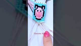 Llavero Macrame 》 patron Alpha 🐷 macrametutorial [upl. by Hoye]