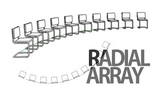 Radial Array in Revit [upl. by Haelahk]