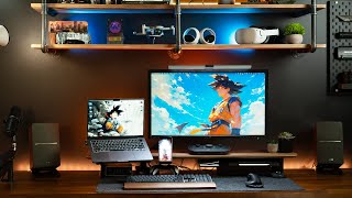 My 2024 DREAM Desk Setup amp Gaming Setup Except for [upl. by Nomzzaj]