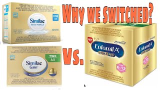 Similac Gain Vs Enfamil A Why we switched baby formula  Enfamil A Nura pro  AlexOnly [upl. by Asabi]