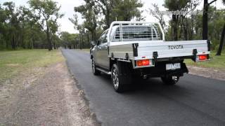 2016 Toyota HiLux 28 manual 0100kmh amp engine sound [upl. by Ayikur]