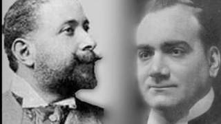 Enrico Caruso and Mario Ancona Au fond du temple saint sung in Italian [upl. by Nova]