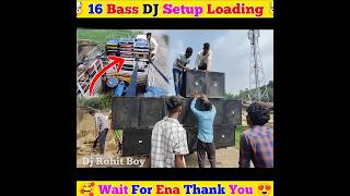 16 Bass Dj Pickup Setup Loading 🤯  Dj Setup dj viral ytshorts trending shortsfeed shorts [upl. by Yesnyl]