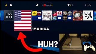 PUTTING A FOREIGN DISC IN YOUR PS4 ON JULY 4TH [upl. by Sclater921]