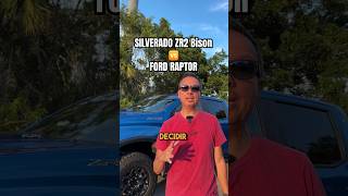 RAPTOR vs SILVERADO ZR2 Bison [upl. by Ruperto]