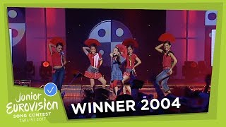 JUNIOR EUROVISION 2004 MARÍA ISABEL  ANTES MUERTA QUE SENCILLA  SPAIN 🇪🇸 [upl. by Raff]