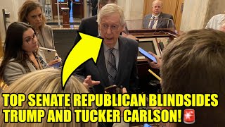 McConnell Drops Surprise BOMBSHELL On Trump amp Tucker Carlson [upl. by Hitt]