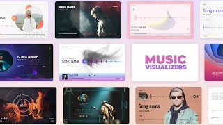 Audio Music and Podcast Visualizers  After Effects Template [upl. by Annaitsirhc]