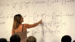 Math 2B Calculus Lecture 12 Trigonometric Substitution [upl. by Aihsemat]