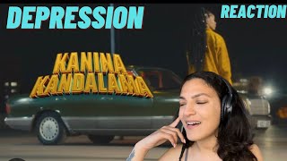 Kanina Kandalama  Depression ft Styve Ace amp Triiga Ace  MUSIC VIDEO REACTION 😔 [upl. by Ynalem]