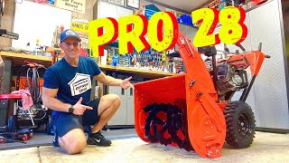 BEFORE YOU BUY AN ARIENS PROFESSIONAL 28 INCH SNOWBLOWER WATCH THIS Better Than A 32quot [upl. by Felise]