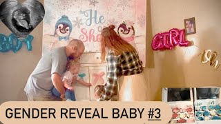 Gender Reveal for Baby 3 🌈 20 yr old mom❤️ [upl. by Pryce371]