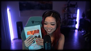 ASMR MUKBANG Pokimanes Cookies  Boba Milk Tea Mouth Sounds Eating Sounds Rambling [upl. by Celeski114]