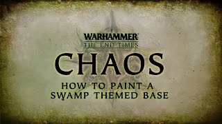 How to Paint Swamp Themed Base [upl. by Anead]