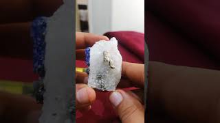 Mineral Azurita con calcopirita de pakistan expuesto en México crystals minerals gems amethyst [upl. by Ysle999]