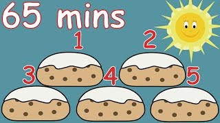 5 Currant Buns In A Bakers Shop And lots more Nursery Rhymes 65 minutes [upl. by Etna]