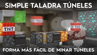 Minecraft Tuneladora de TNT Fácil  Haz Túneles Sin Minar [upl. by Nylitak]