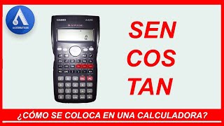 Seno Coseno y Tangente  EN CALCULADORA [upl. by Earehs47]