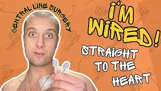 Cancer Journey  IM WIRED Getting a Central Line AGAIN  Hickman Line Surgery [upl. by Cida]