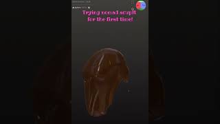 Trying nomad sculpt for the first time nomadsculpt shorts [upl. by Elahcim]