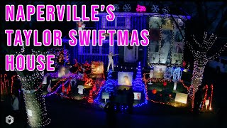 Merry Swiftmas The Naperville Taylor Swift Christmas House annotated [upl. by Nugent]