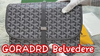 GOYARD BELVEDERE 2023 Closer REVIEW [upl. by Nasah15]