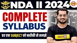 NDA 2 2024  COMPLETE SYLLABUS  BY VIVEK RAI SIR [upl. by Eelrac]