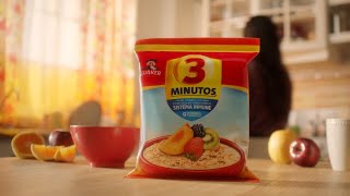 Combinación de vitaminas y minerales fortificados en Avena Quaker® 3 Minutos​ [upl. by Aitsirhc946]