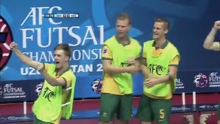 QATAR v AUSTRALIA AFC Futsal Championship 2016 Group Stage [upl. by Clarisa]